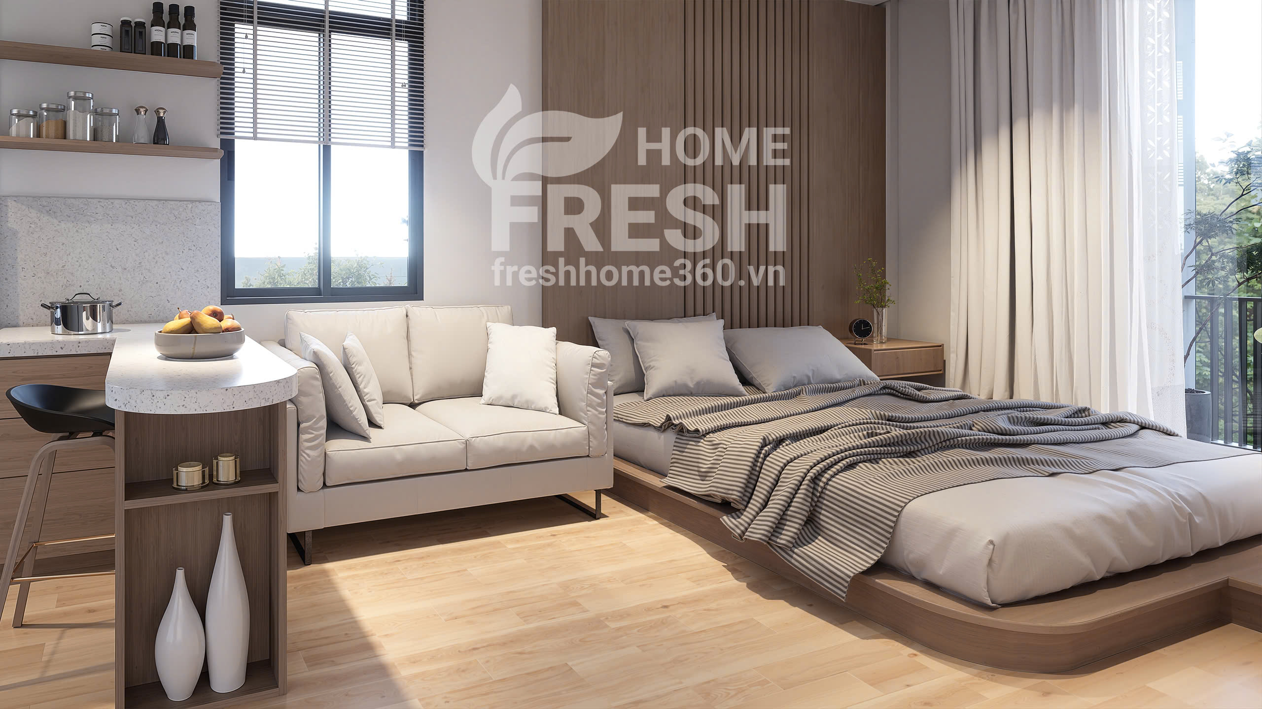 Bắt Trọn Nhịp Sống Chậm Trong Căn Hộ Tối Giản Hiện Đại: Nơi “Trở Về” Đúng Nghĩa