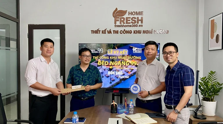 Bàn giao dự án Nhà Lắp Ghép