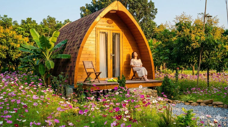 Nhà lắp ghép thân thiện với thiên nhiên