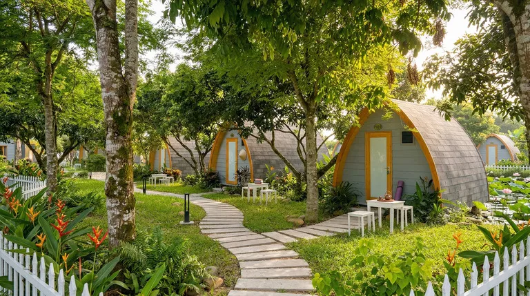 Thiết kế sân vườn cho khu nghỉ dưỡng