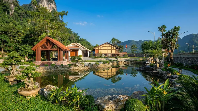 Thiết kế sân vườn khu nghỉ dưỡng